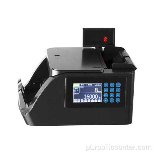 Y5528 Rúpias indianas misturam valor contador máquina detector de dinheiro portátil várias moedas estrangeiras